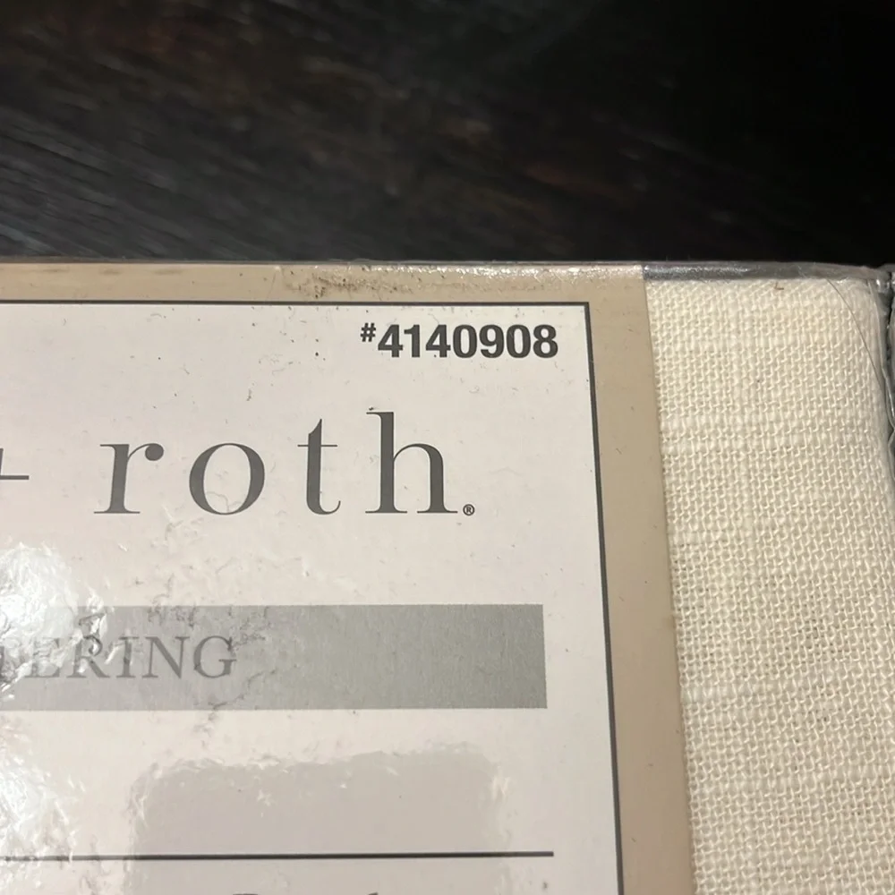2PK Allen + Roth Harlow Light Filtering 84in Tie Top Panel in Ivory NEW